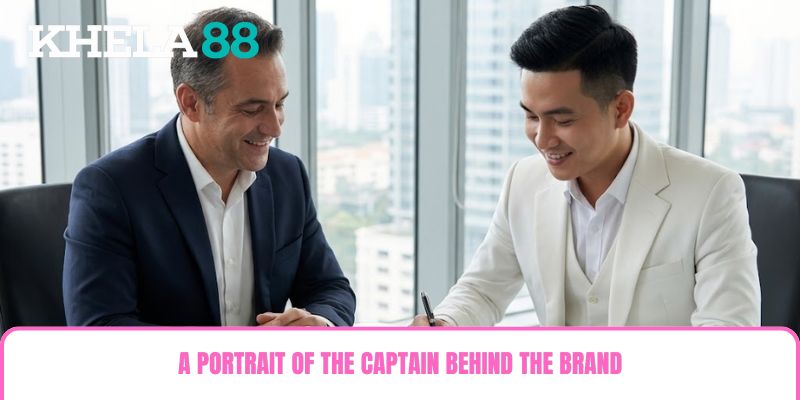 A portrait of the captain behind the brand. A portrait of the captain behind the brand.