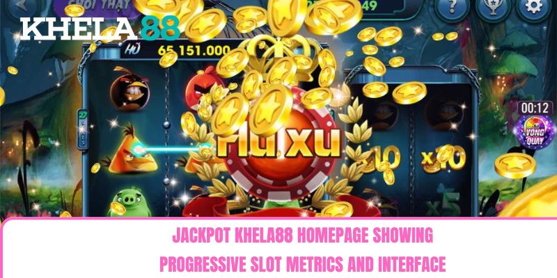 Jackpot khela88 homepage showing progressive slot metrics and interface Jackpot khela88 homepage showing progressive slot metrics and interface