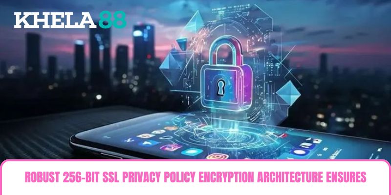 Robust 256-bit SSL Privacy Policy encryption architecture ensures maximum data privacy Robust 256-bit SSL Privacy Policy encryption architecture ensures maximum data privacy
