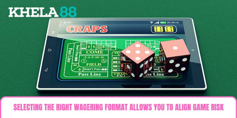 Selecting the right wagering format allows you to align game risk Selecting the right wagering format allows you to align game risk